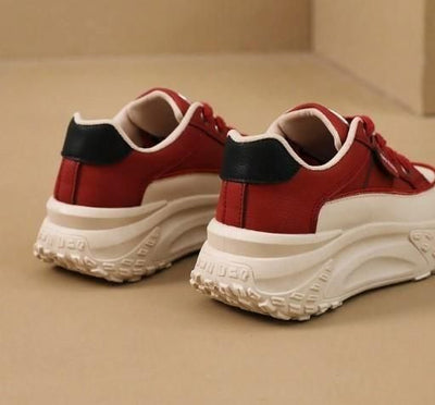 😍 Korean Style Women's Sneakers Red 😍